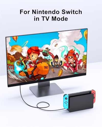 HDMI Cable Compatible with Nintendo Switch OLED, Original Switch HDMI-Cable